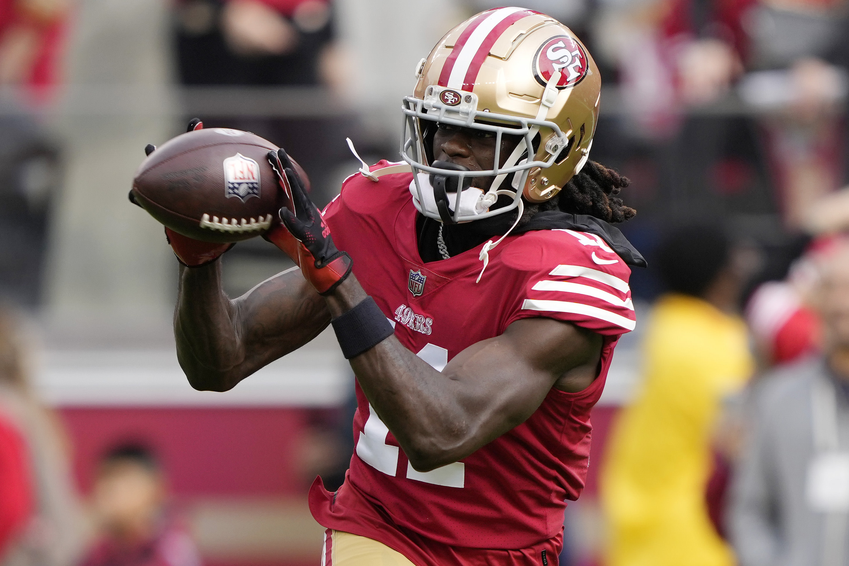 49ers WR Brandon Aiyuk is earning respect and focus from opponents, National Sports