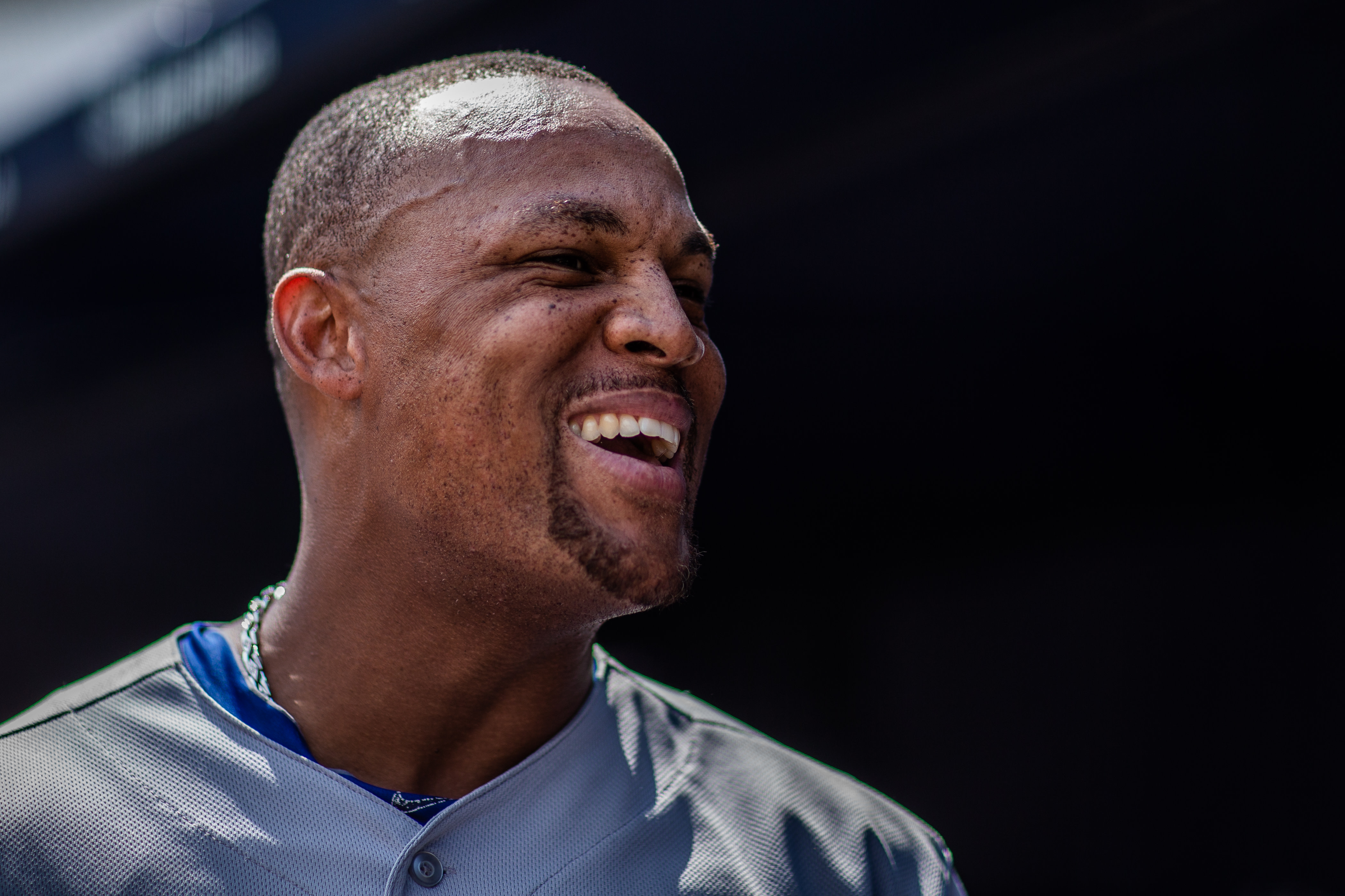 Adrian Beltre launched a dinger from his knees again and, no, this will  never get old