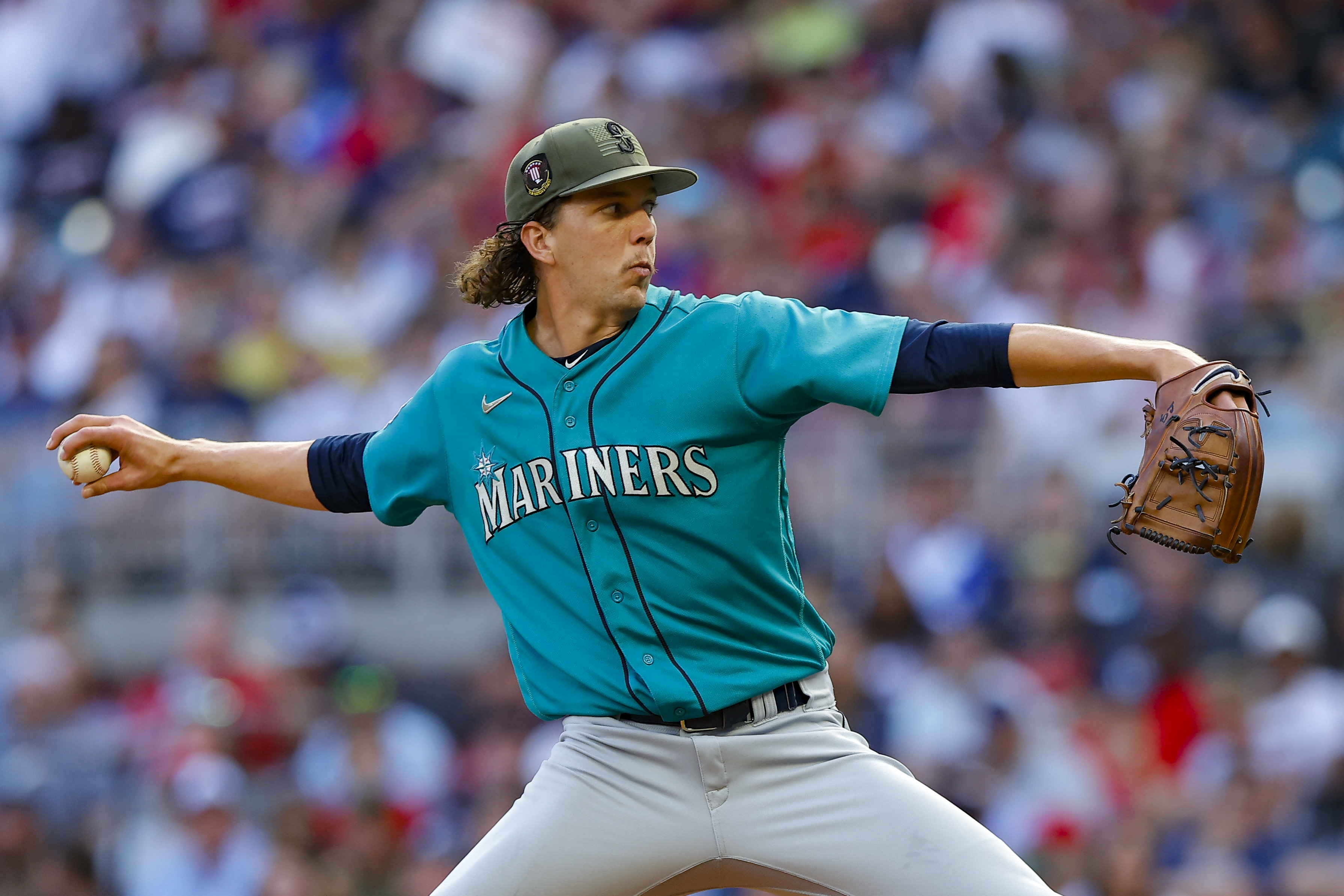 Bryce Miller continues spectacular start, Mariners top A's 6-1