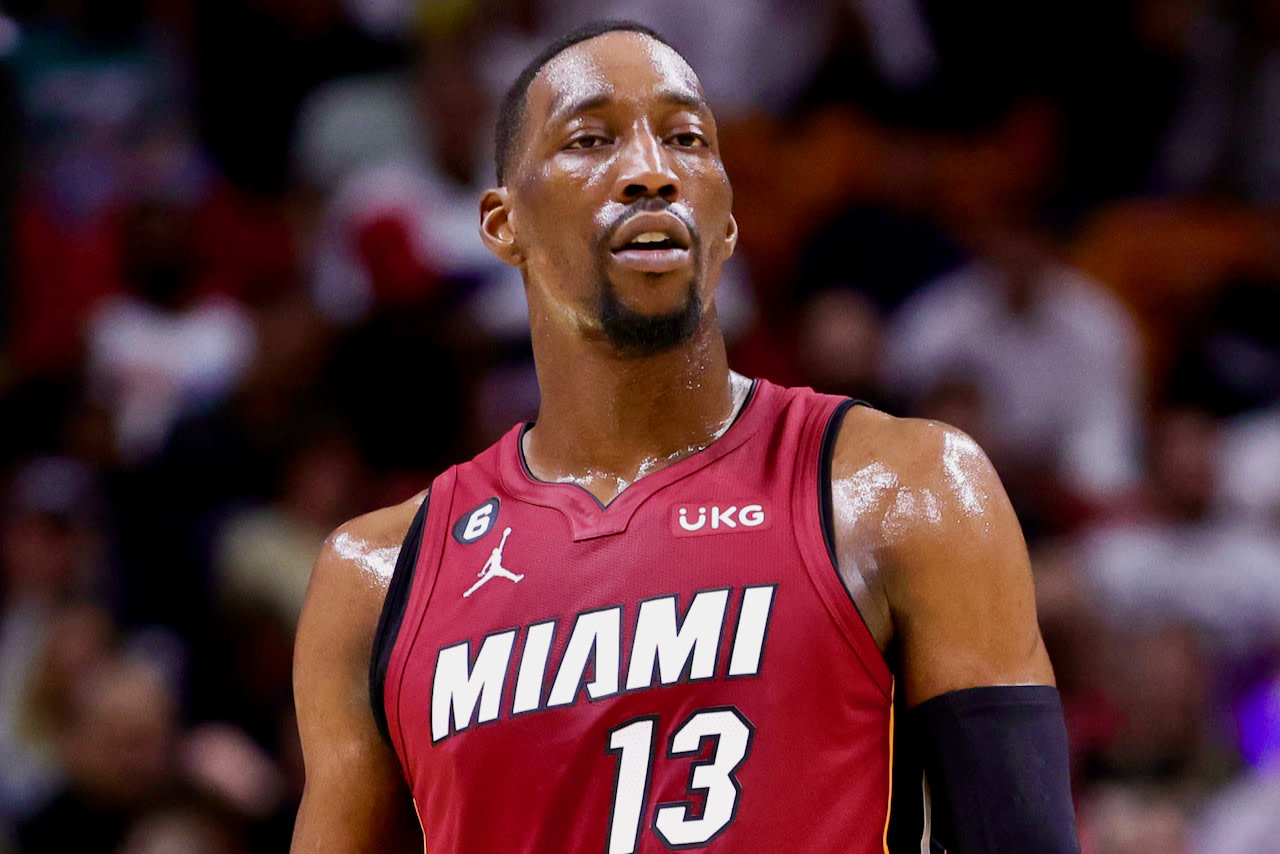 bam adebayo ripping jersey