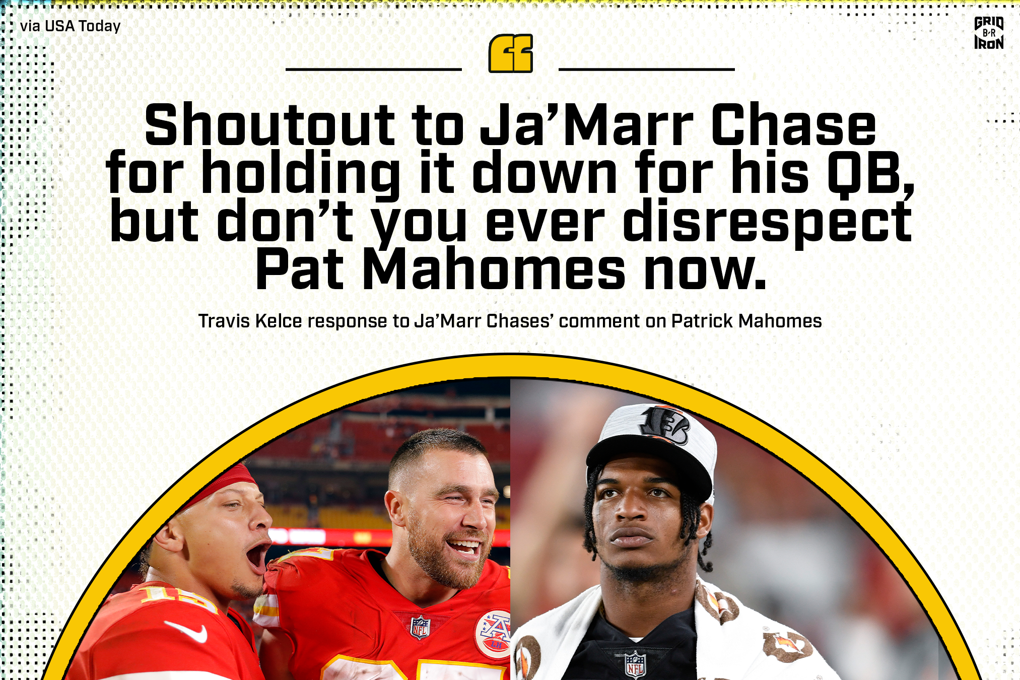 Patrick Mahomes jabs back at Ja'Marr Chase after snarky comment