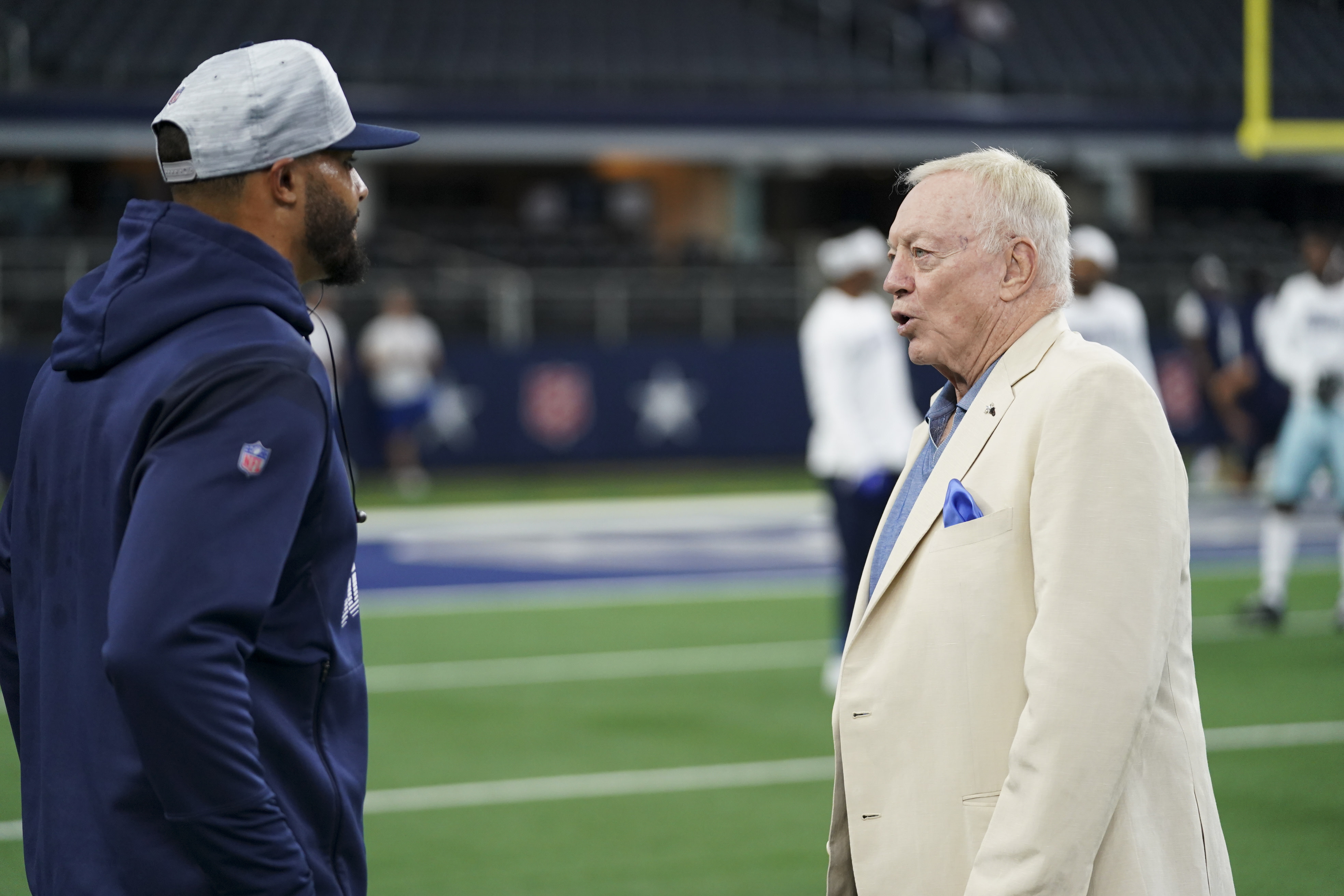 Jon Machota on X: Dak Prescott arriving at AT&T Stadium