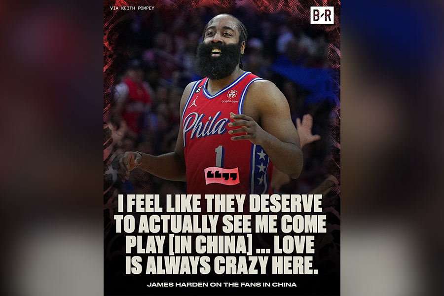 Is the 76ers' James Harden about to go play in China? - AS USA