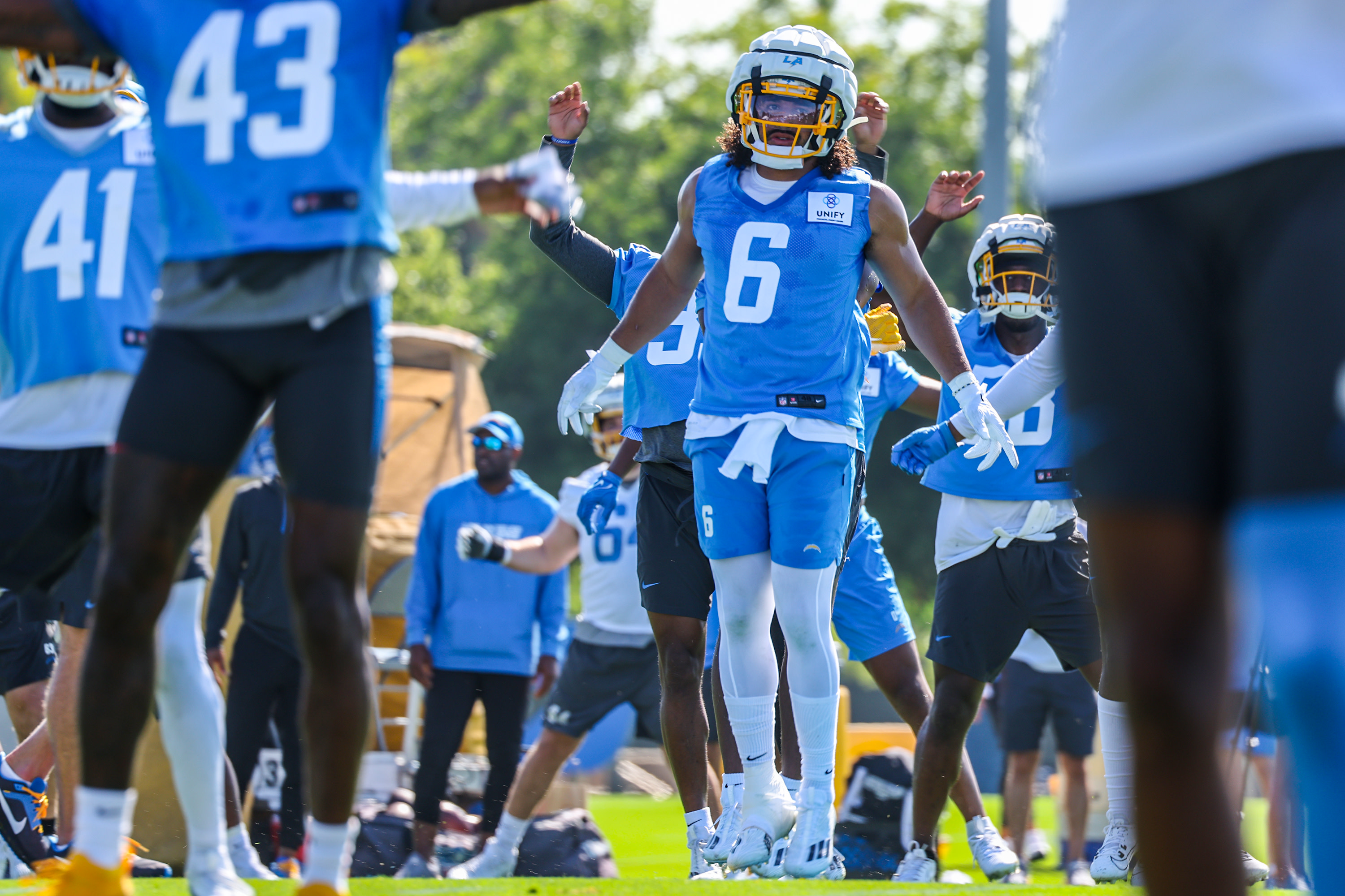 New Orleans Saints safety Smoke Monday (38) during an NFL preseason  football game against the Los Angeles Chargers, Sunday, Aug. 20, 2023, in  Inglewood, Calif. (AP Photo/Kyusung Gong Stock Photo - Alamy