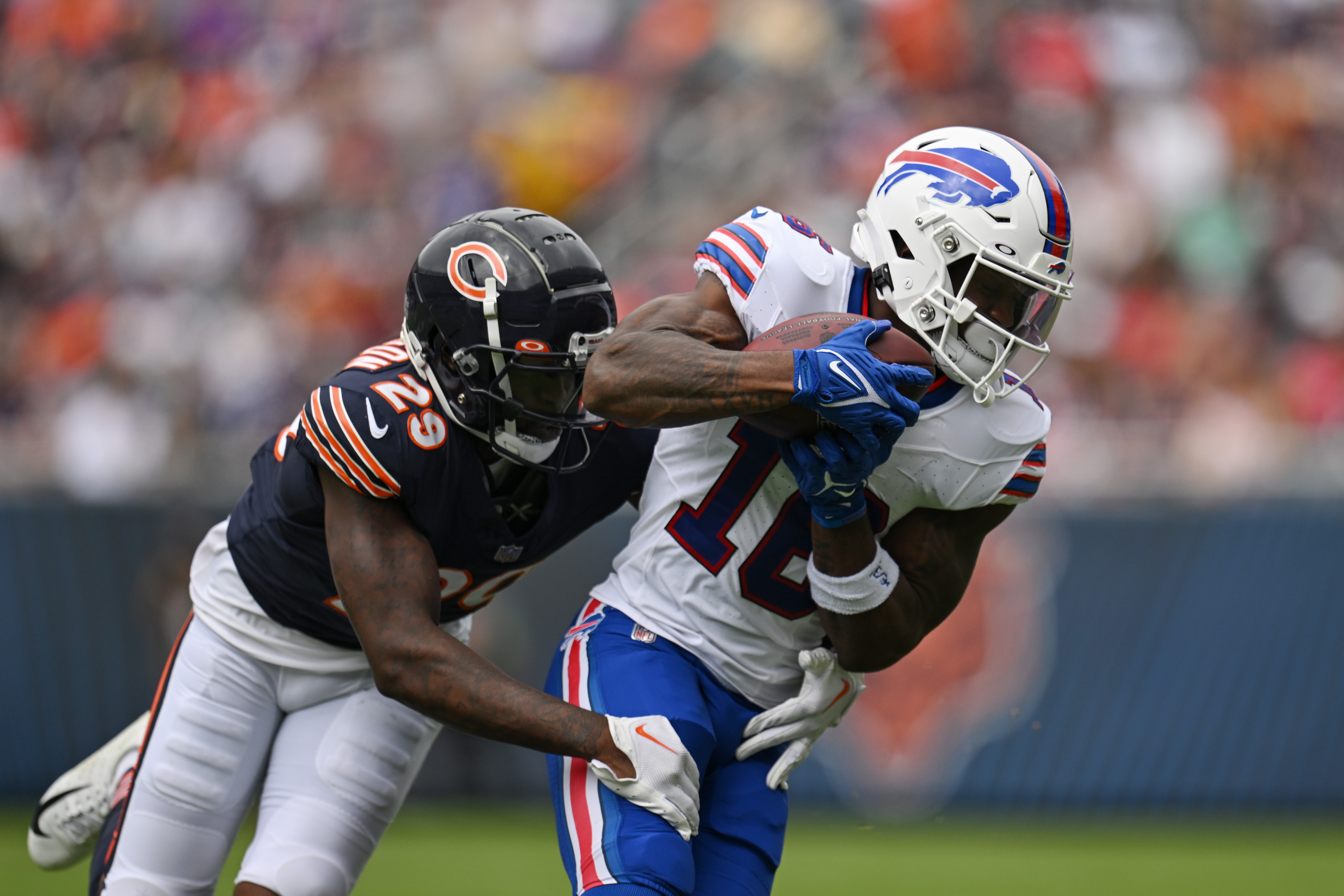 Buffalo Bills linebacker Baylon Spector injured vs. Chicago Bears