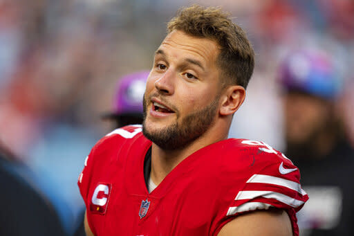 49ers' Nick Bosa 'So Excited to Be a Niner for Life' After $170M Contract, News, Scores, Highlights, Stats, and Rumors