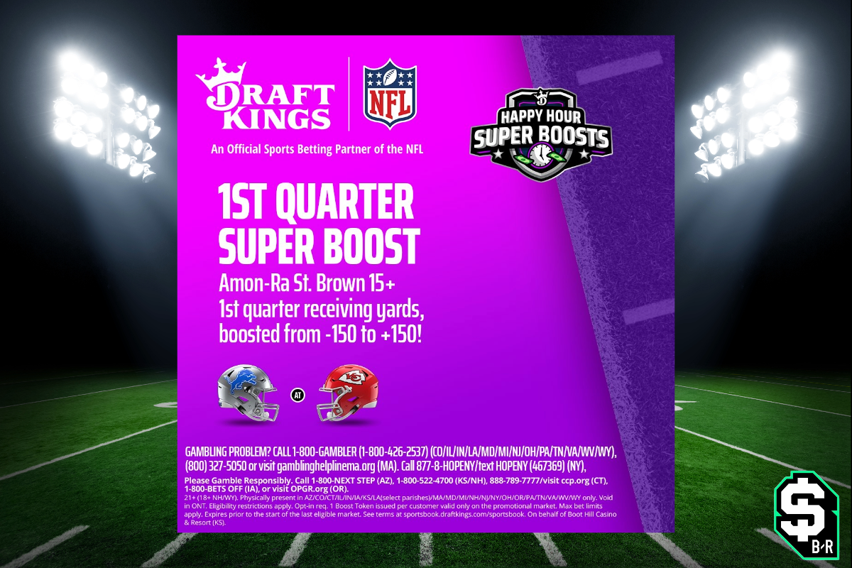 DraftKings Sportsbook has a Big Game Happy Hour Super Boost for Monday -  DraftKings Network