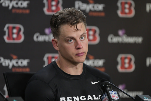 Bengals QB Burrow back from camp calf injury, looks to improve poor record  against Browns in opener - The San Diego Union-Tribune