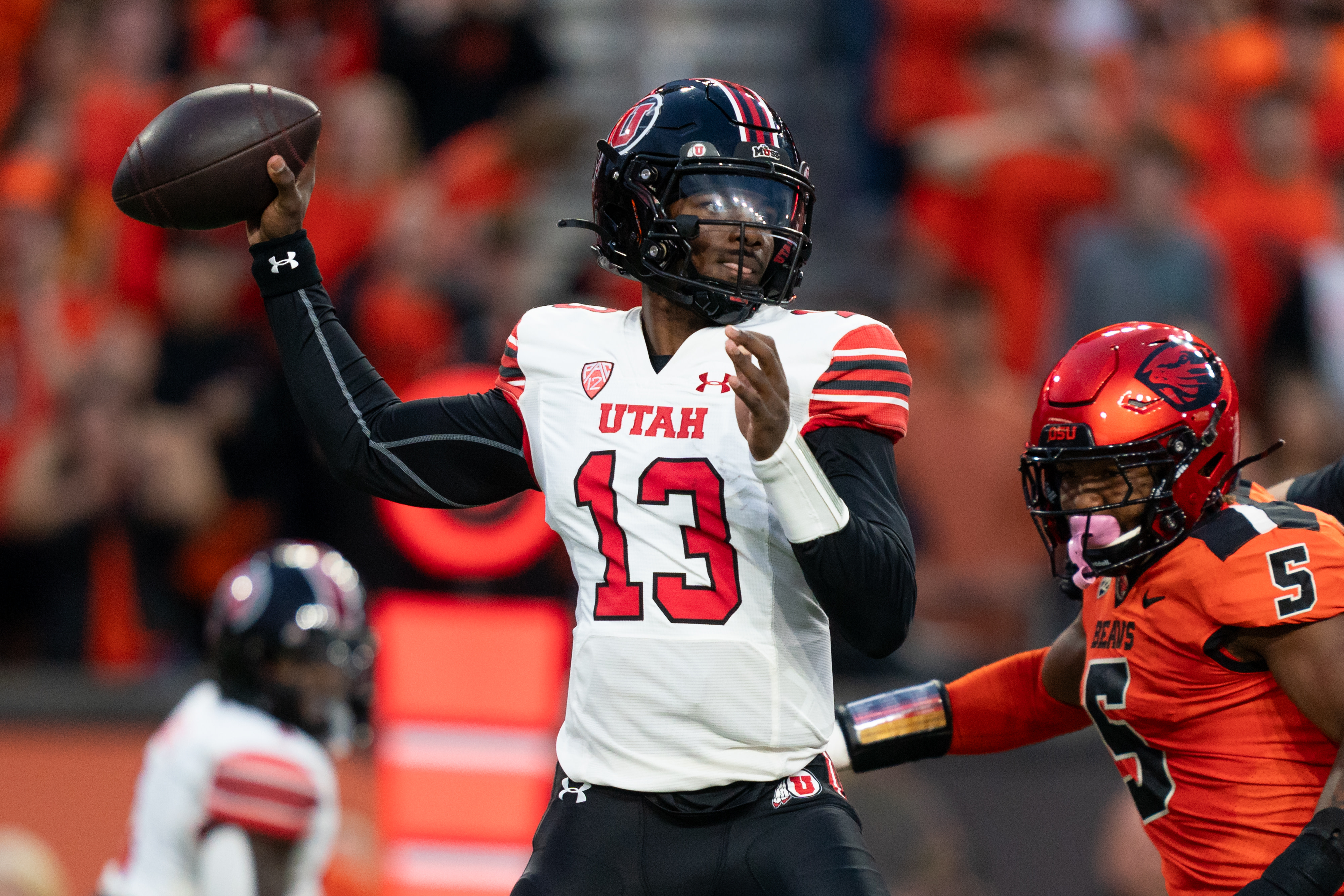 Utah announces their home red uniforms for the Rose Bowl game