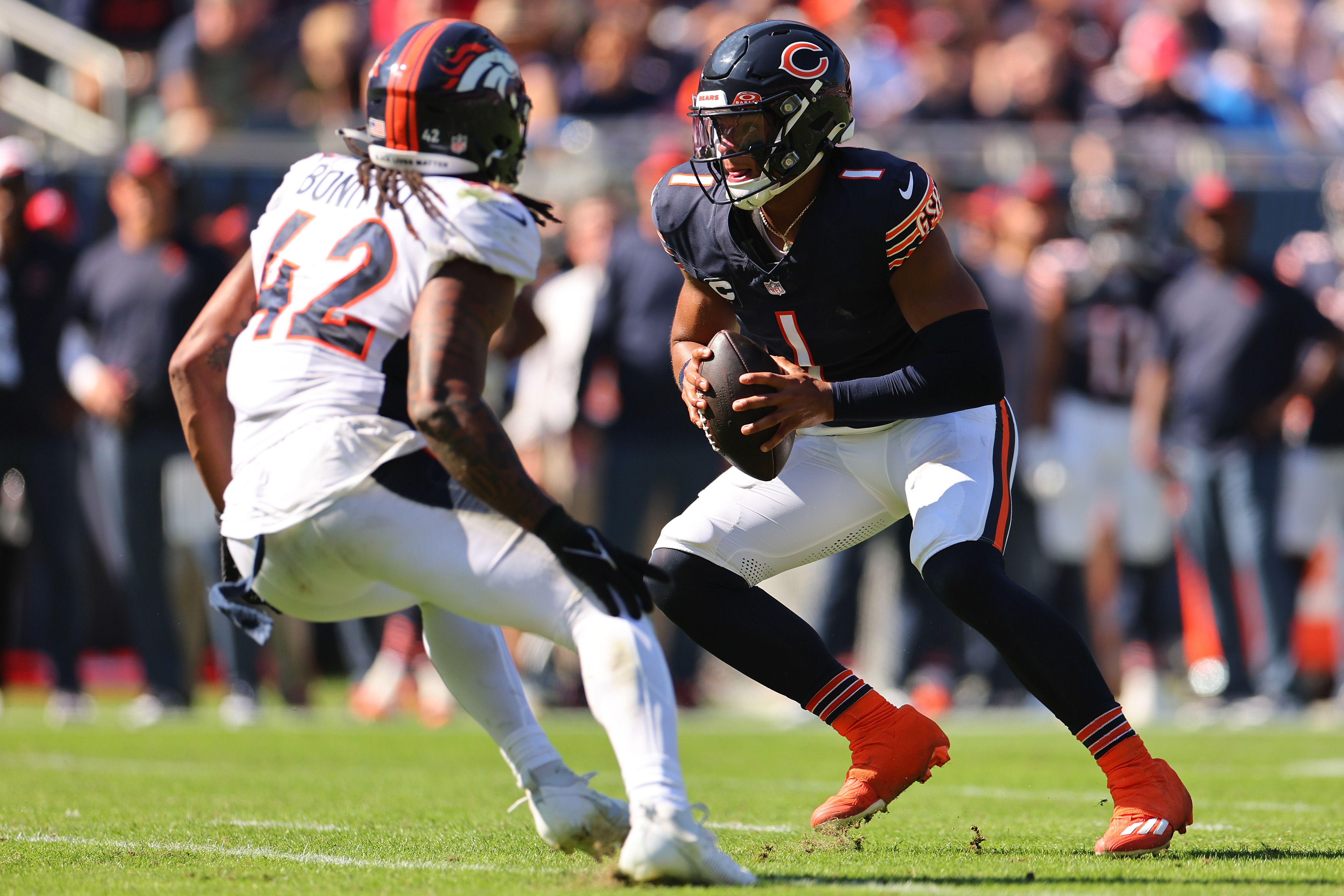 Bears benching Chase Claypool turned Justin Fields into superman