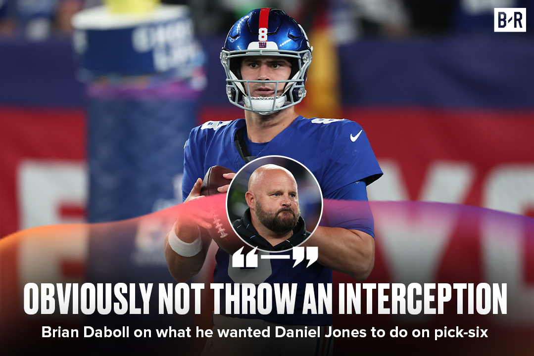 Fans Are Making The Same Joke About Daniel Jones After Pick-6