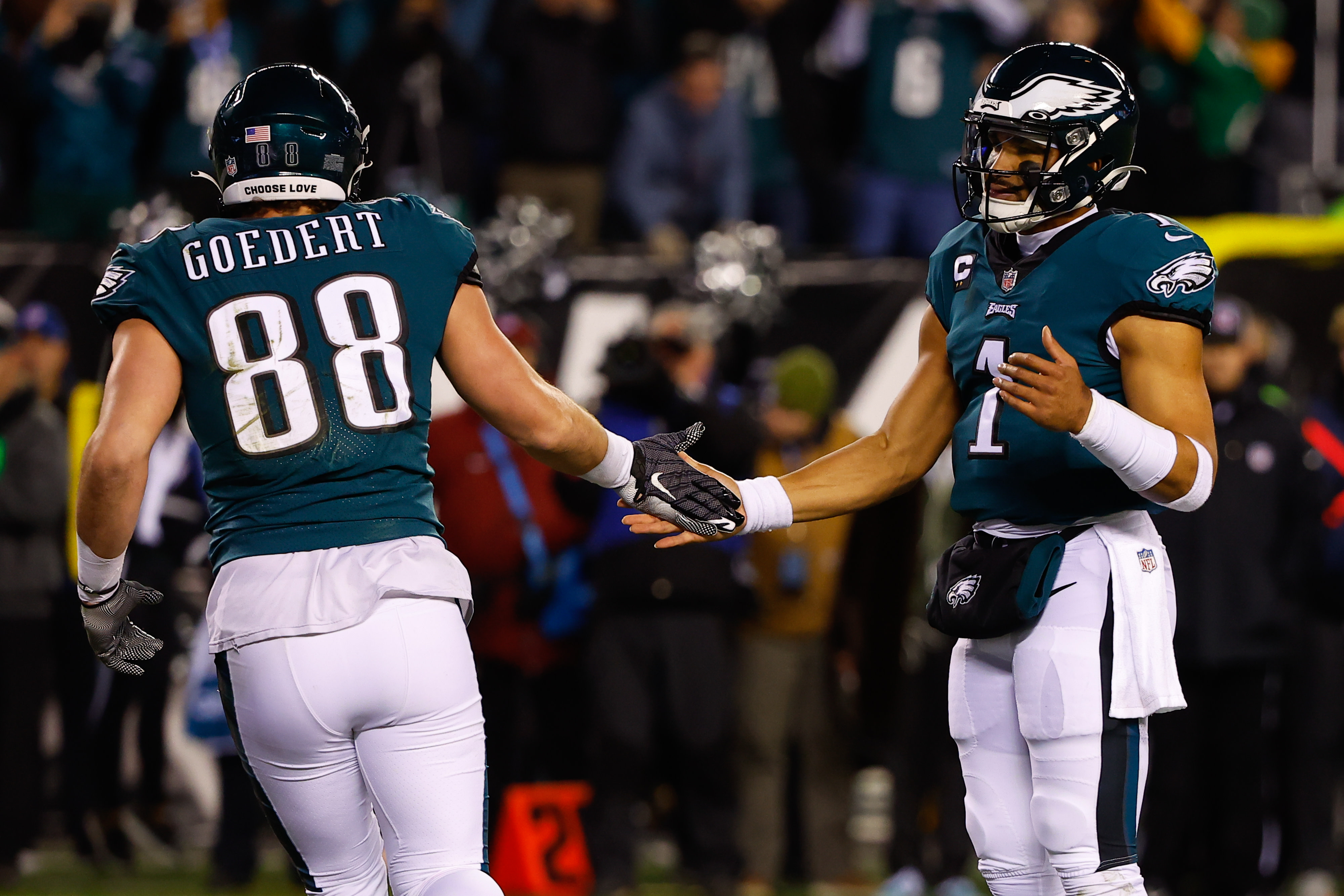 Eagles tight end Dallas Goedert out indefinitely with ankle injury