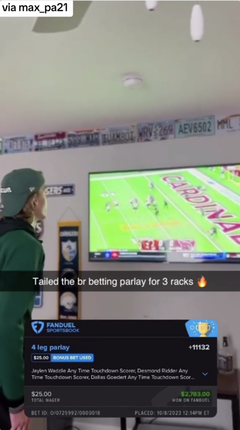 Huge Touchdown Parlays and Mattress Mack: The Biggest Winners and