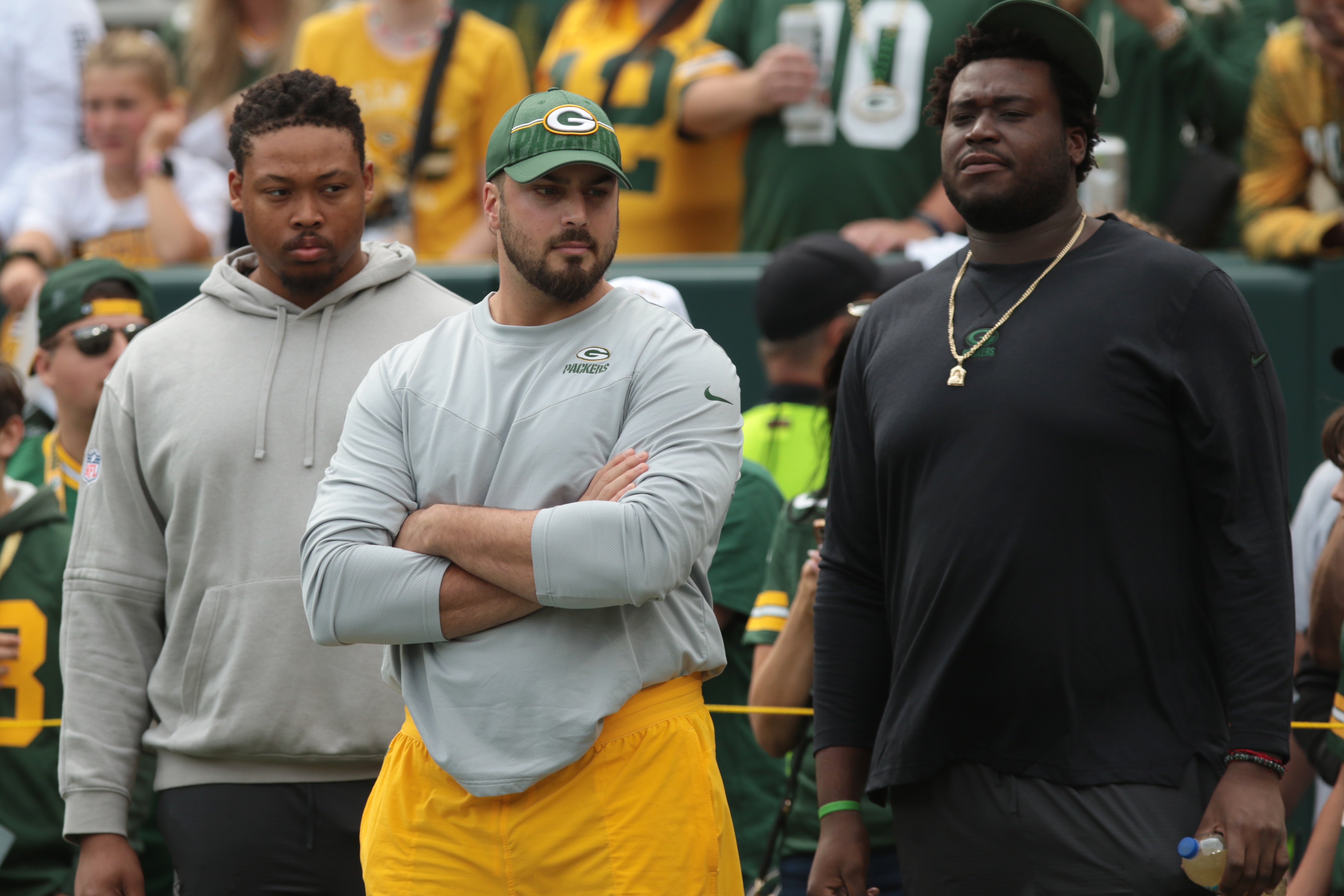 The Checkdown on X: They don't call AJ Dillon The Quadfather for nothing  😳 @ajdillon7 @packers (via @ByRyanWood)  / X