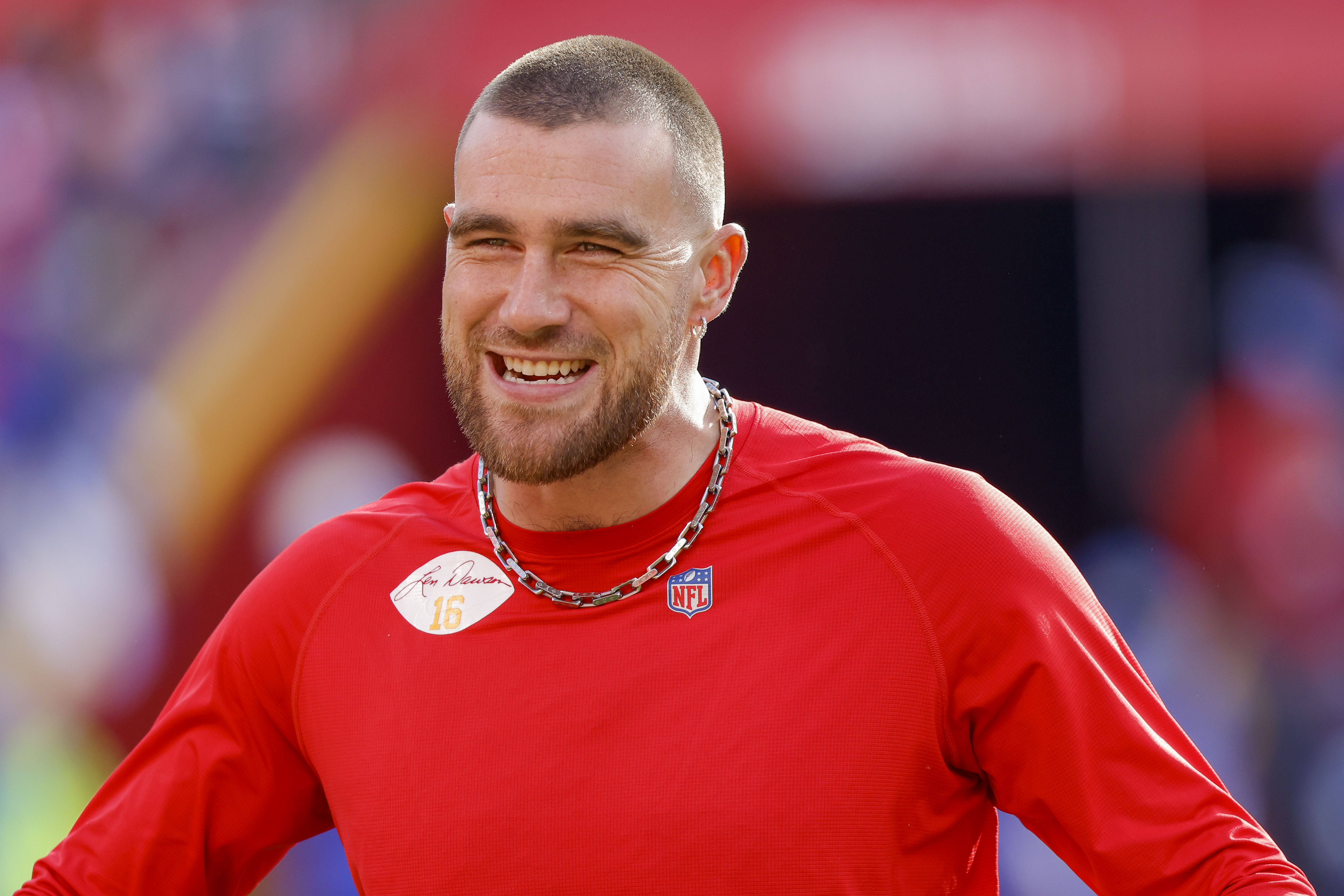 Travis Kelce Wears Amiri Jeans & Nike Dunks to Chiefs Game - Sports  Illustrated FanNation Kicks News, Analysis and More