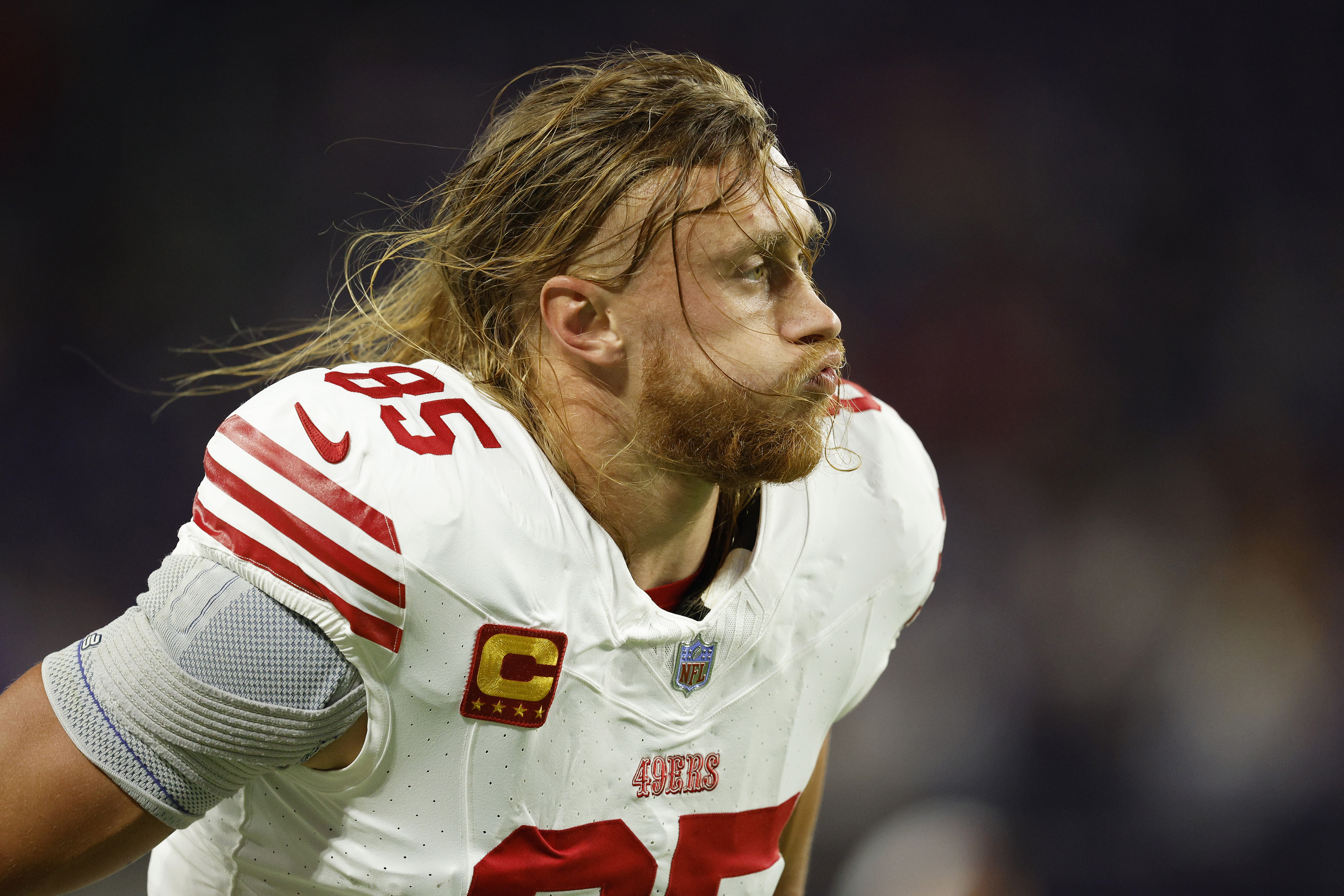 NFL fans are just realizing George Kittle wore x-rated jersey