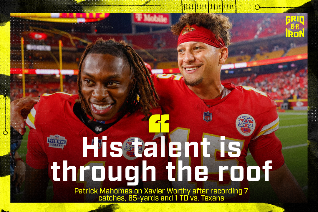 Mahomes on Worthy: High Praise