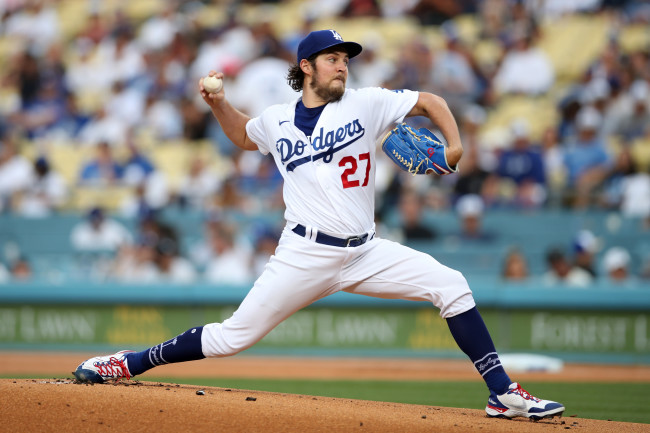 Dodgers' Trevor Bauer pitched, umpired and had himself a day vs