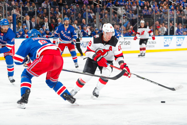 Tied Series: New Jersey Devils Prevail in Playoff Battle Against New