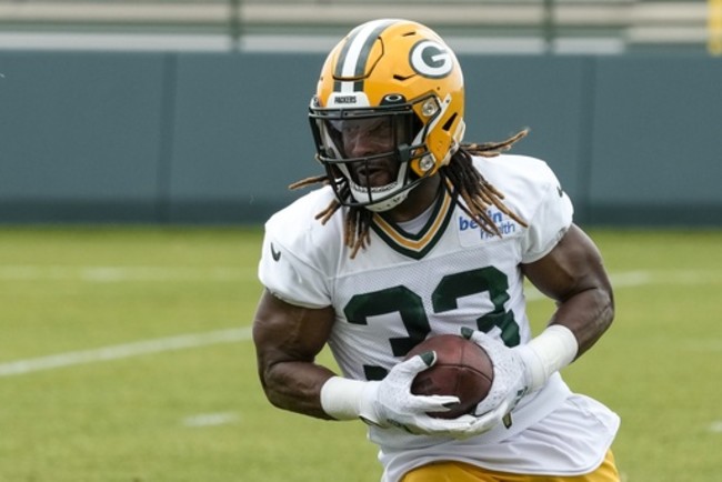 Sunday Night Football on NBC on X: .@Packers RB Aaron Jones