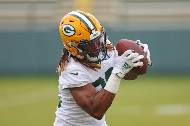 Injury updates on Green Bay Packers running back Aaron Jones, wide receiver  Christian Watson, Detroit Lions David Montgomery for 'TNF'