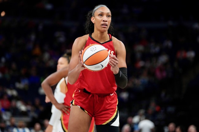 A'JA WILSON LAS VEGAS ACES WNBA NIKE AUTHENTIC EXPLORER