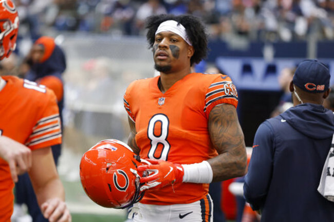 Report: Bears WR N'Keal Harry suffers severe ankle injury