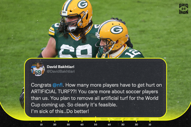 Packers place LT David Bakhtiari on injured reserve