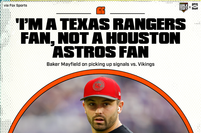 QB stealing signs?: Tampa Bay's Baker Mayfield takes shot at Astros