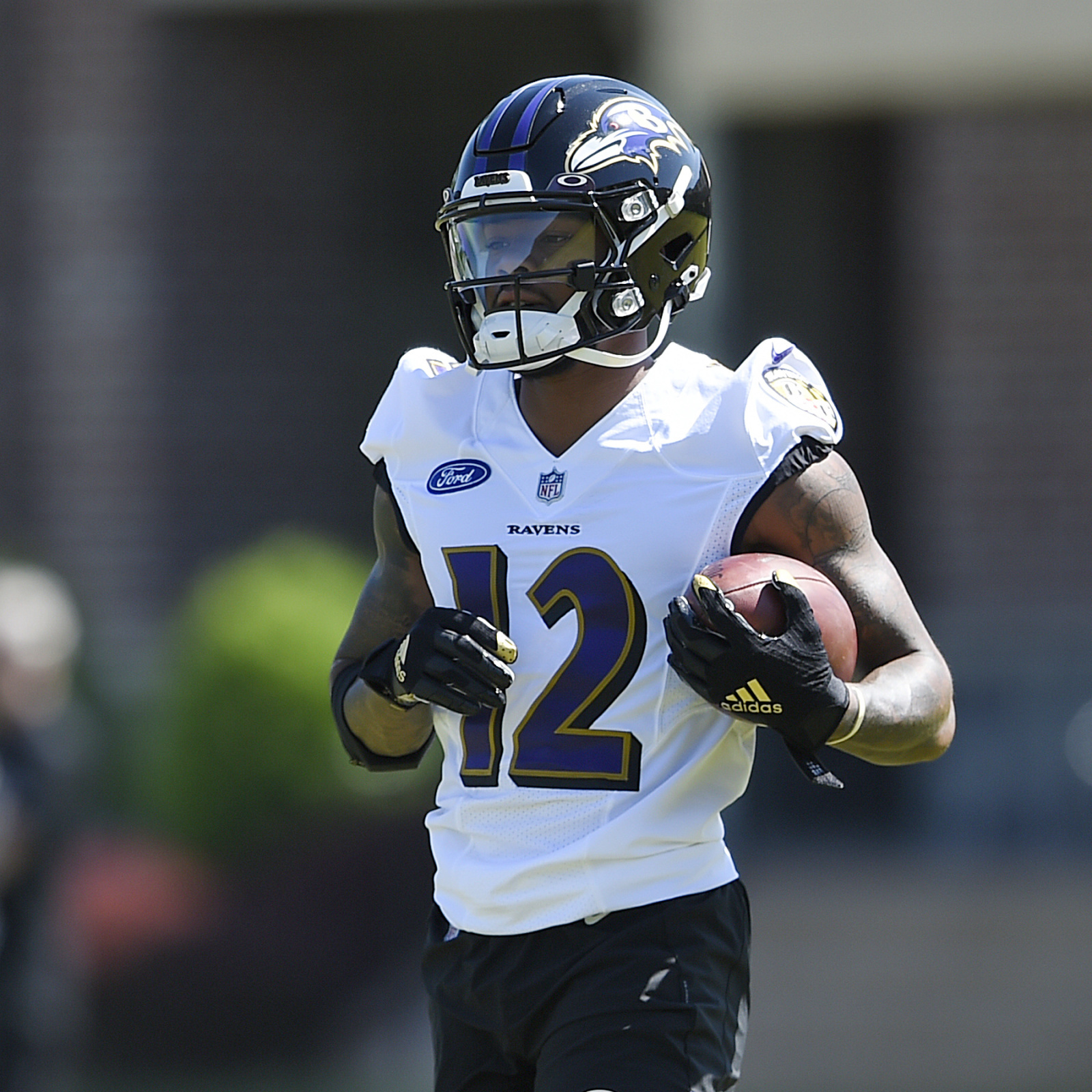 Photo] Rookie WR Rashod Bateman sports the Ravens purple for the