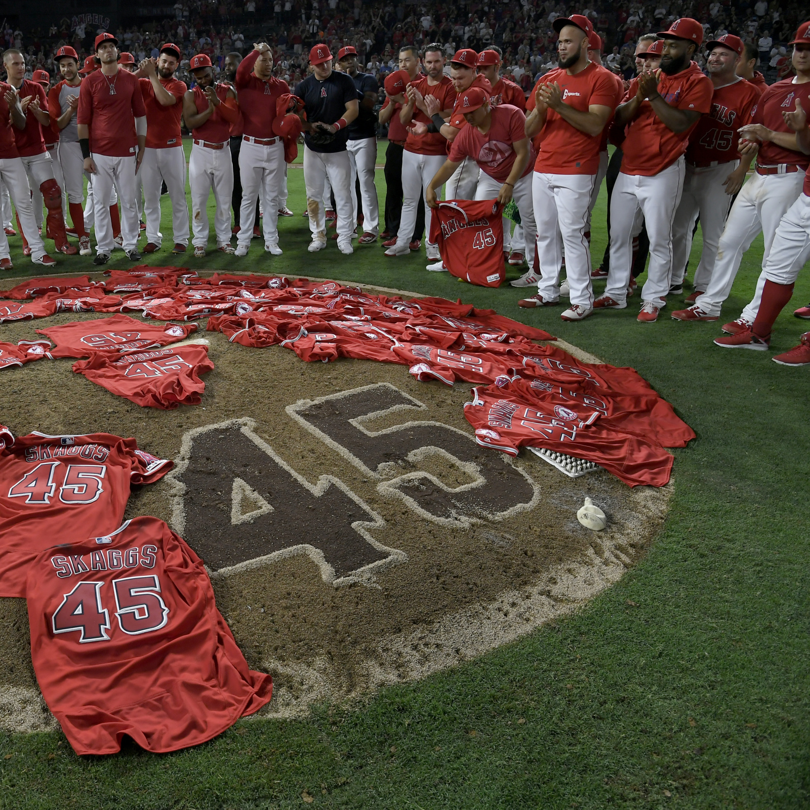 Mike Trout reacts to Tyler Skaggs' toxicology report