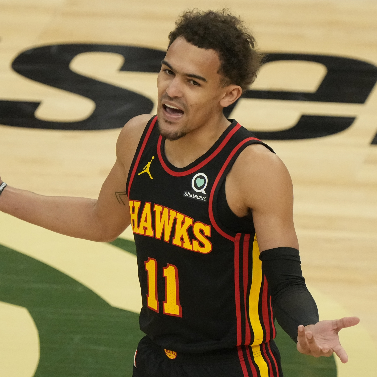 Trae Young happy to play the villain, fueled by the boos - Monday