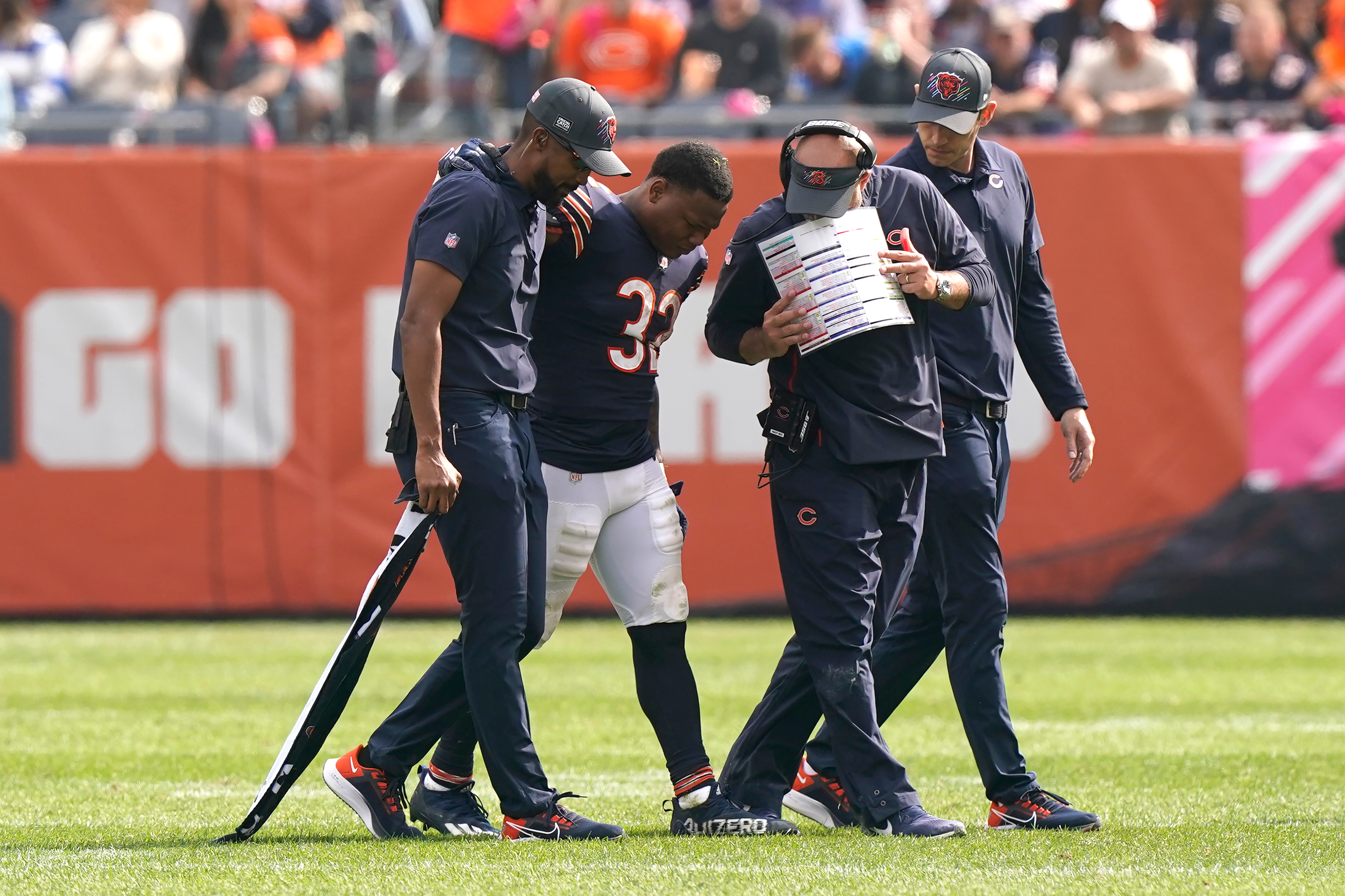 Bears' David Montgomery Placed on IR with Knee Injury, Will Miss at Least 3  Games | News, Scores, Highlights, Stats, and Rumors | Bleacher Report