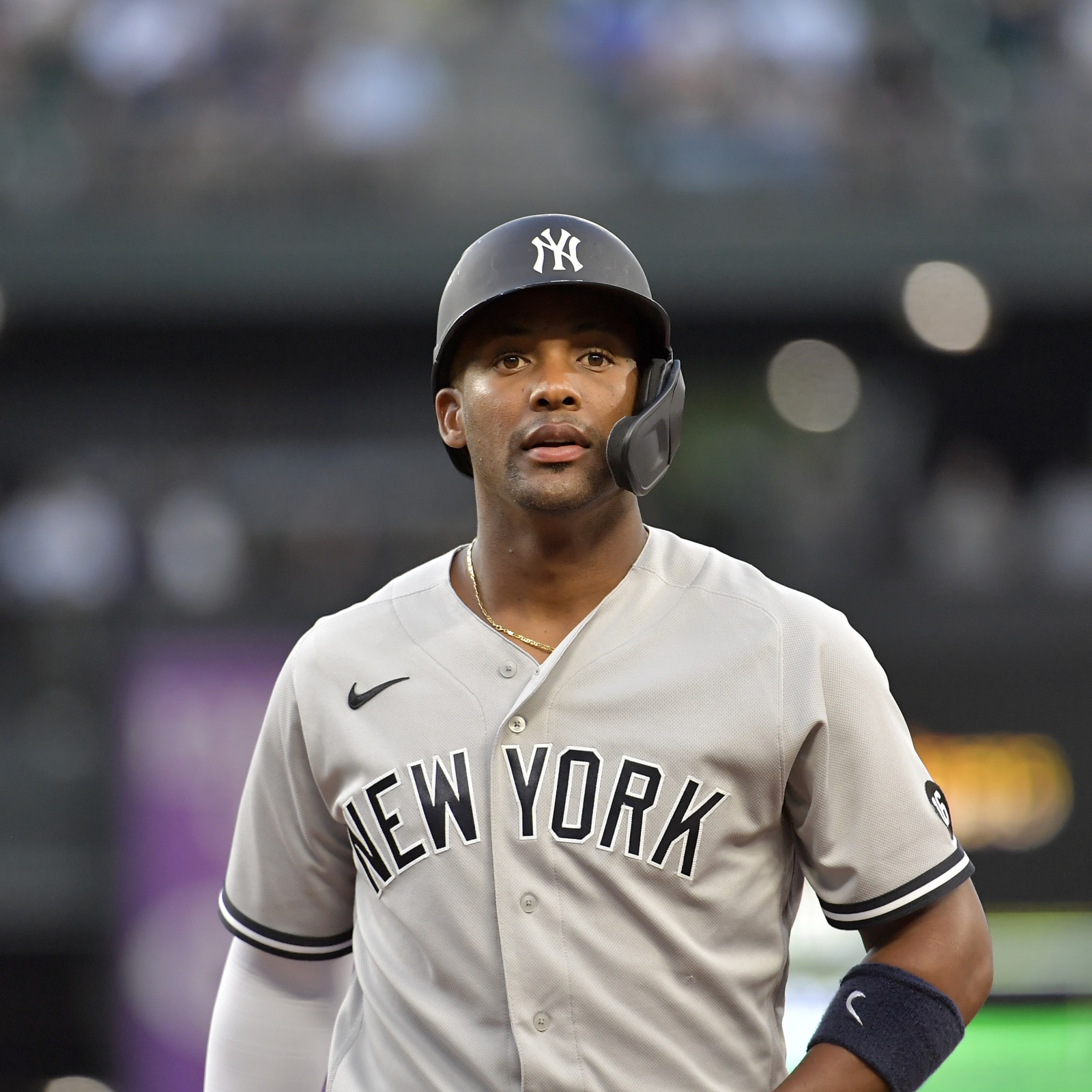 Lot Detail - Miguel Andujar 5/30/2018 New York Yankees Game Worn & Signed  Pinstripe Jersey - Rookie Season, Dirty! (Steiner LOA)