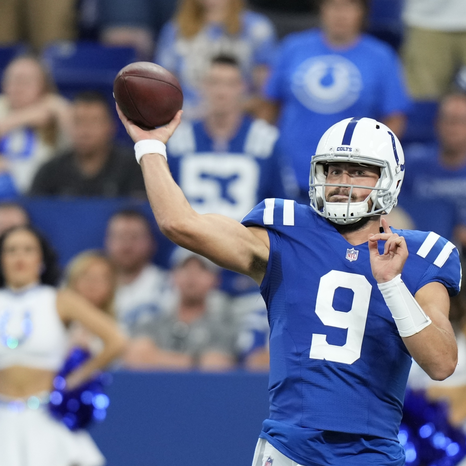 Jacob Eason shows Colts everything they could ask for in debut