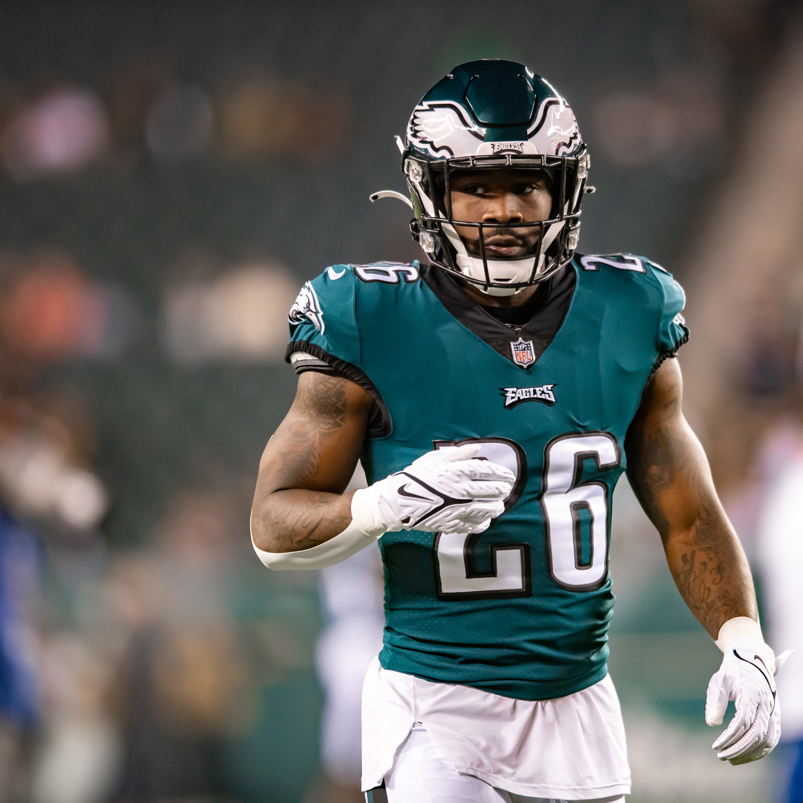 Miles Sanders injury: Eagles RB suffers ankle injury in Week 7 and won't  return - DraftKings Network