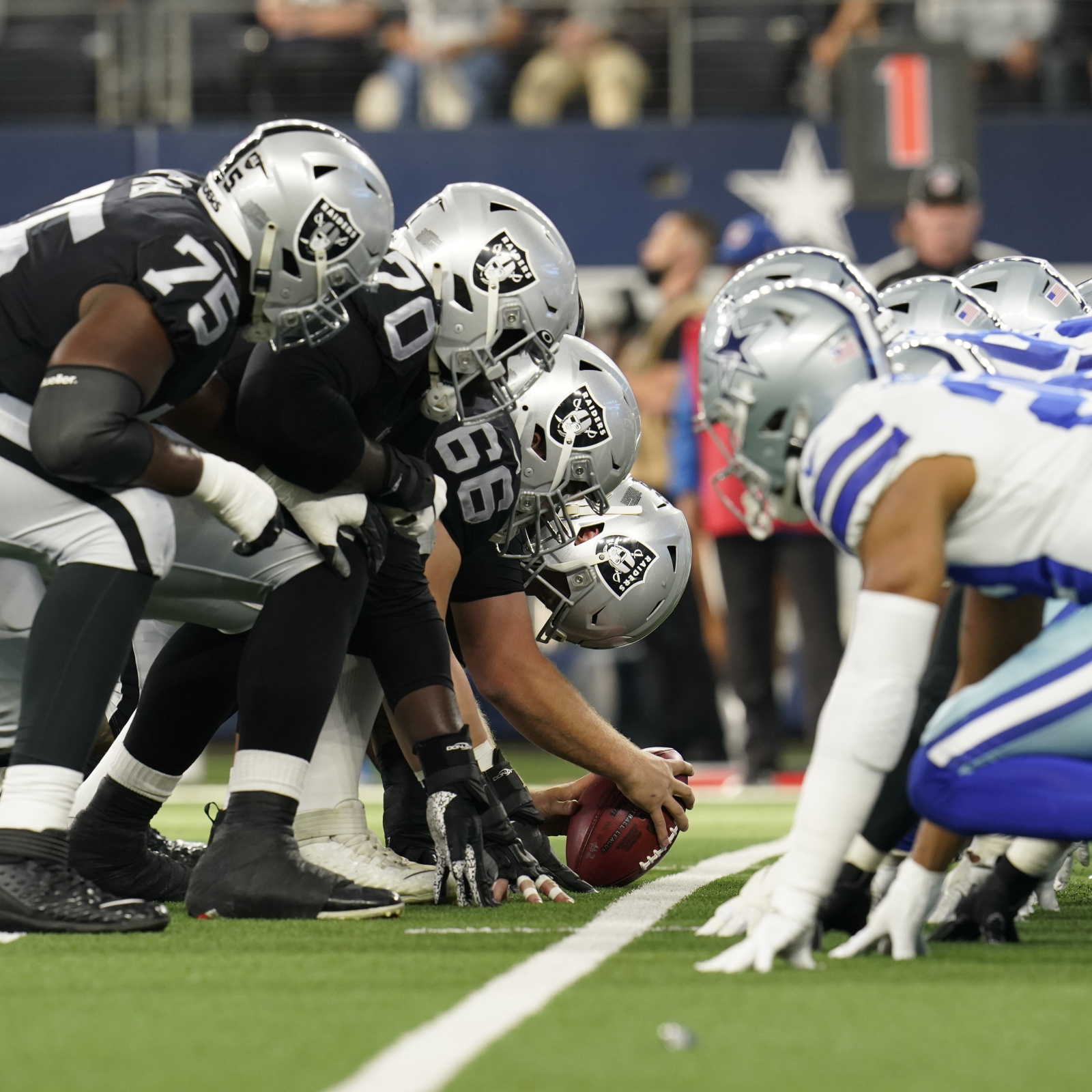 Dallas Cowboys' Kelvin Joseph, Las Vegas Raiders' Roderic Teamer ejected  from Thanksgiving game after sideline scuffle - ABC30 Fresno