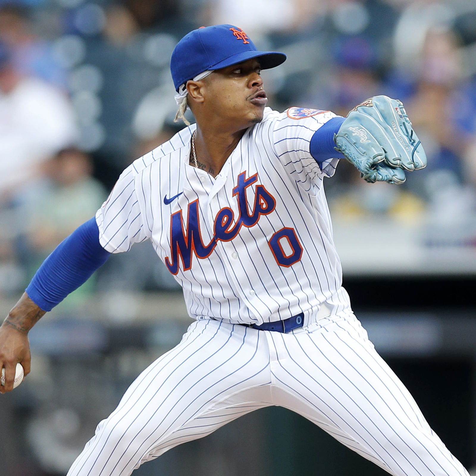 theScore - Marcus Stroman shows off his new customized New York Mets cleats.  🔥⚾️ (📸: Instagram/mstrooo6)