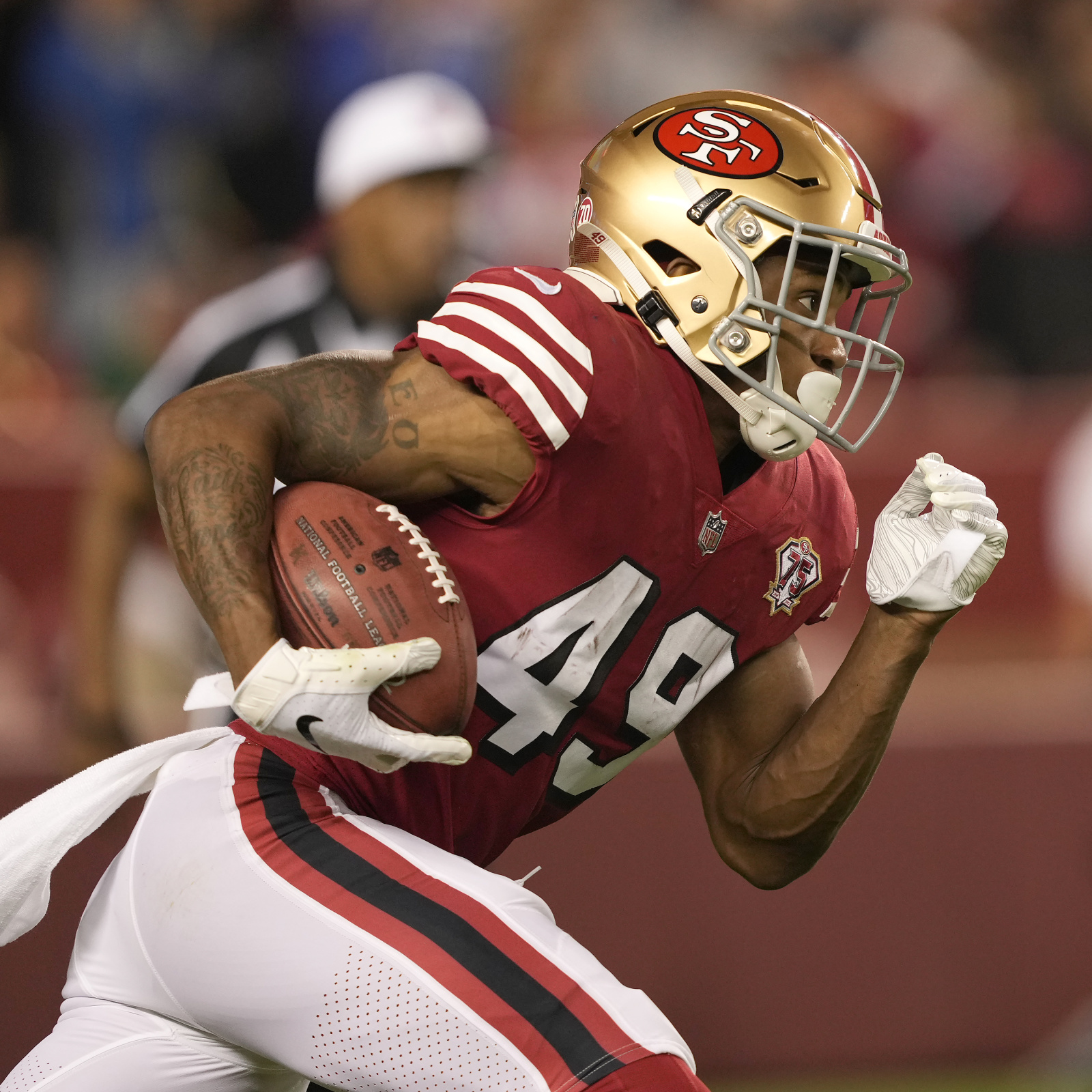 49ers' Trenton Cannon injured on opening kickoff vs. Seahawks