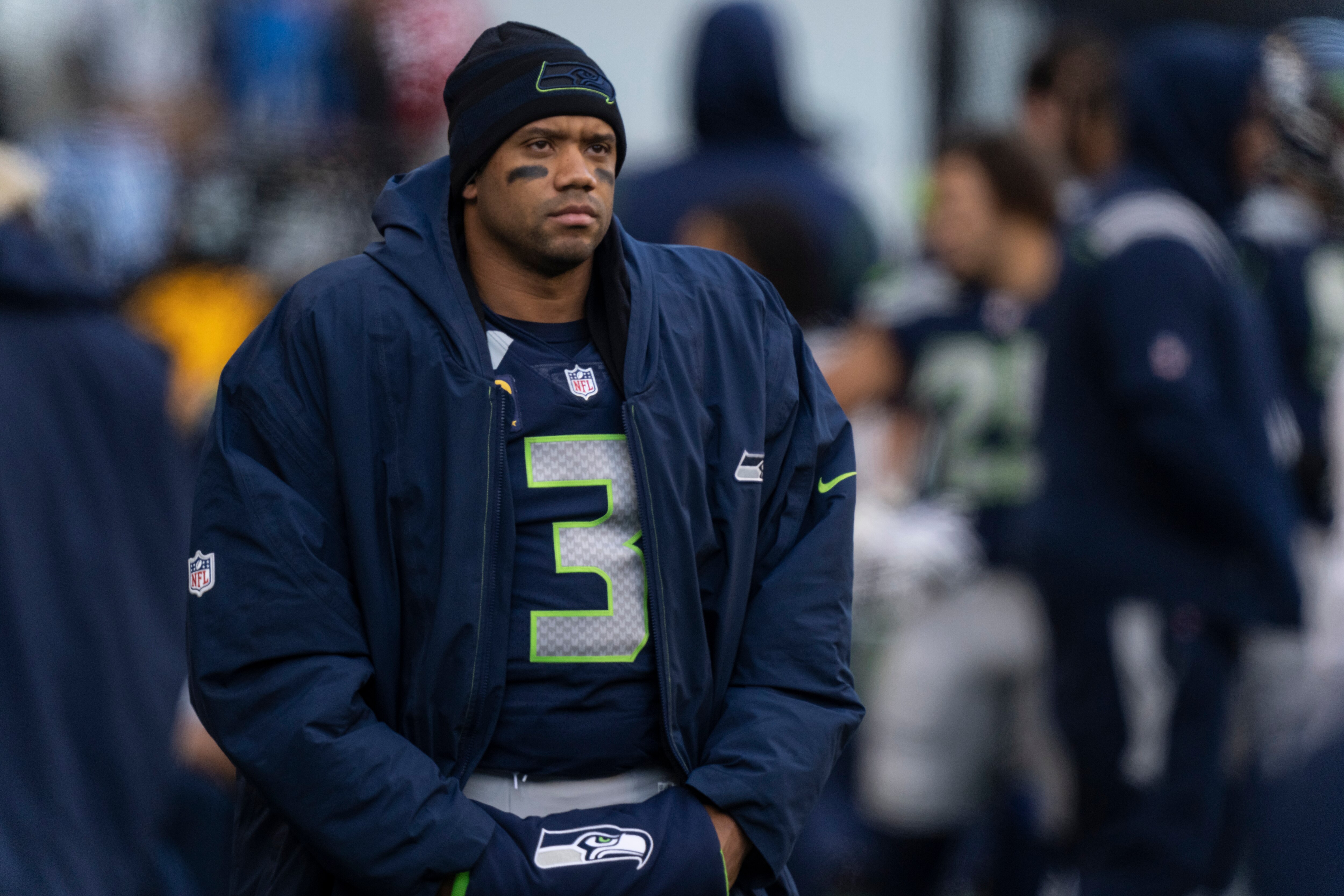 Russell Wilson Denies Trade Rumors 