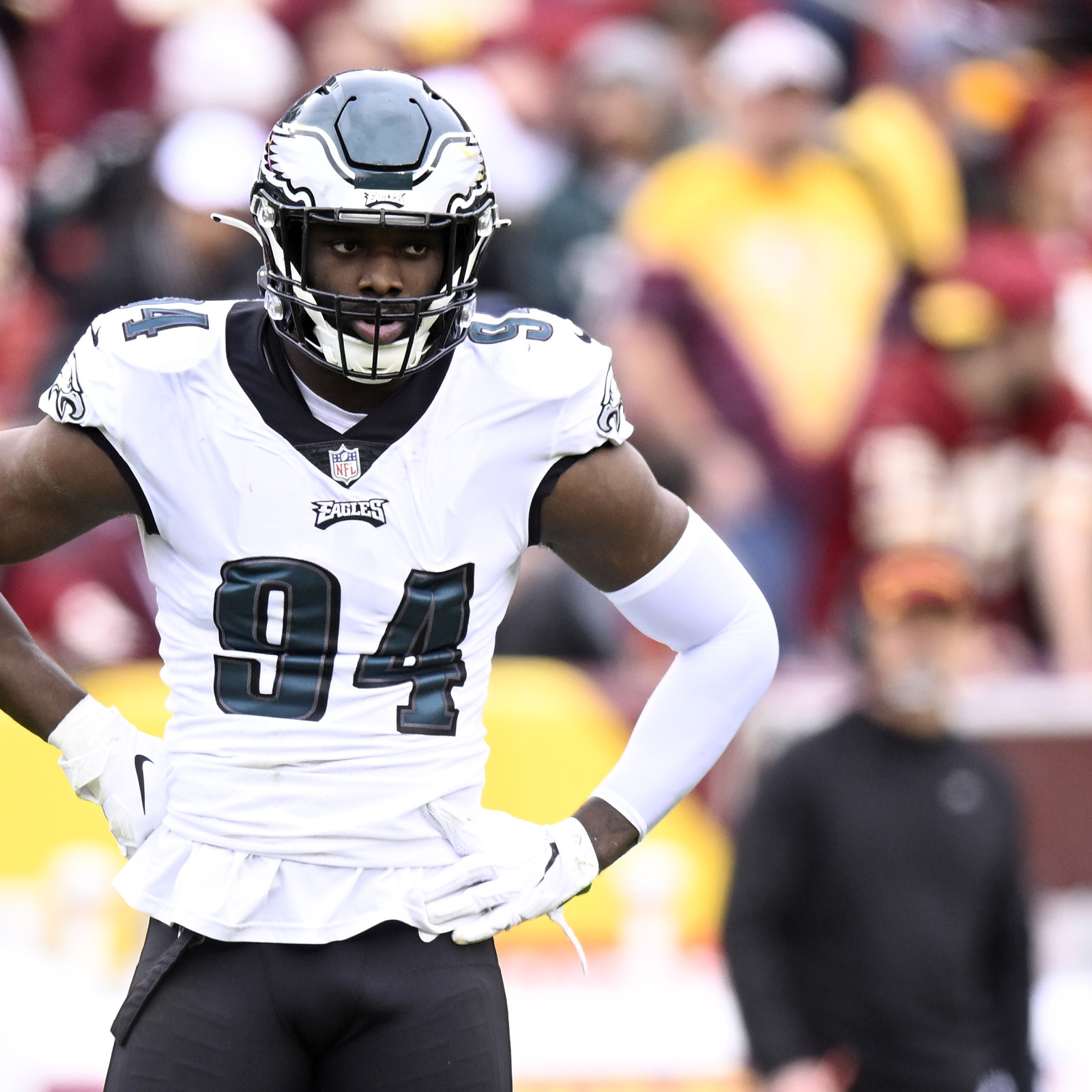 Eagles' lineback Josh Sweat won't play against Buccaneers after surviving  'life threatening' abdominal situation