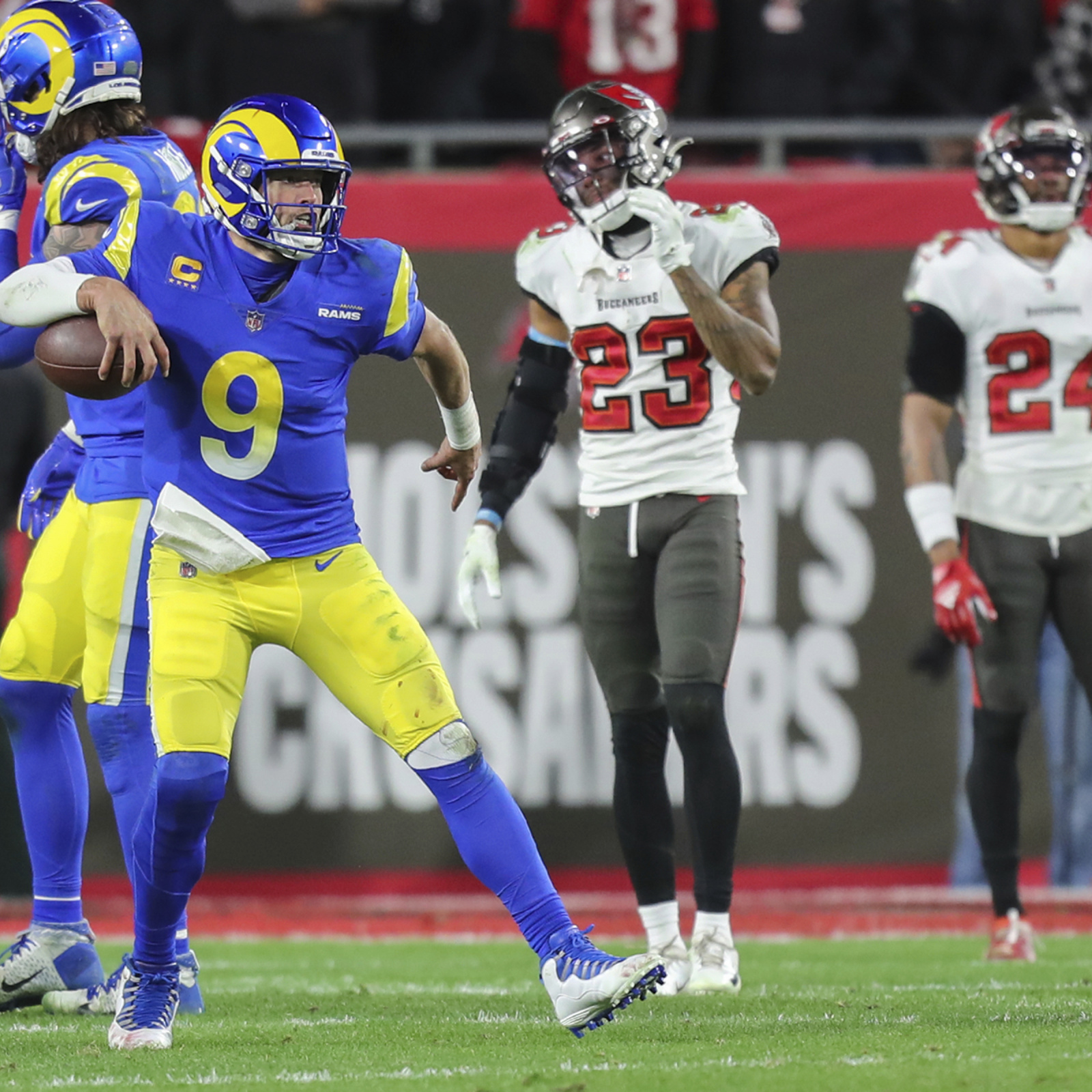 Stafford grabs first-ever playoff win as Rams set up showdown with Bucs, NFL