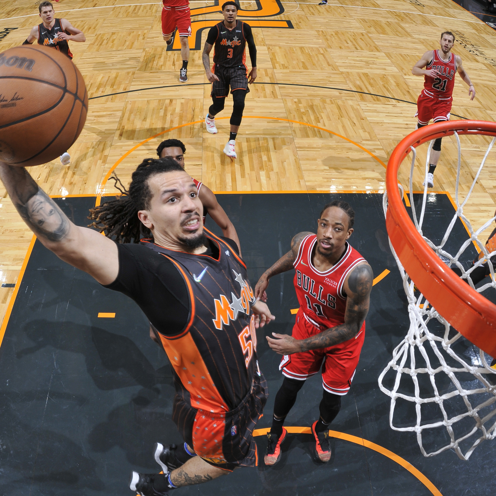 Magic's Cole Anthony falls short in 2022 Dunk Contest