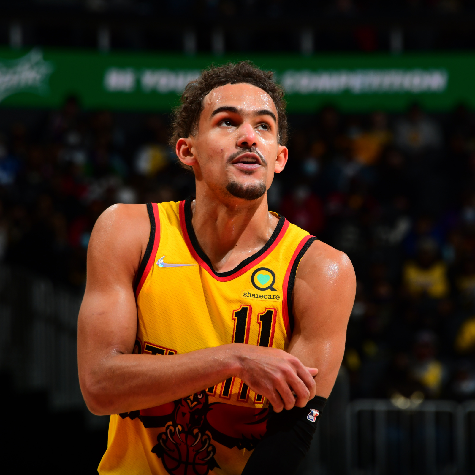 Trae Young Responds to Image of Cam Reddish in Lakers Jersey