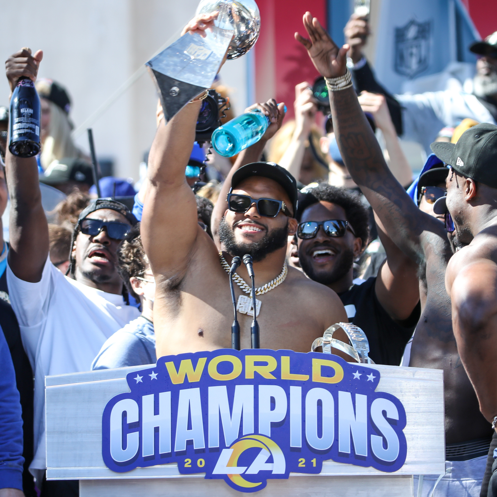 Rams' Powerhouse Aaron Donald Celebrates Big Contract With 'AD/99