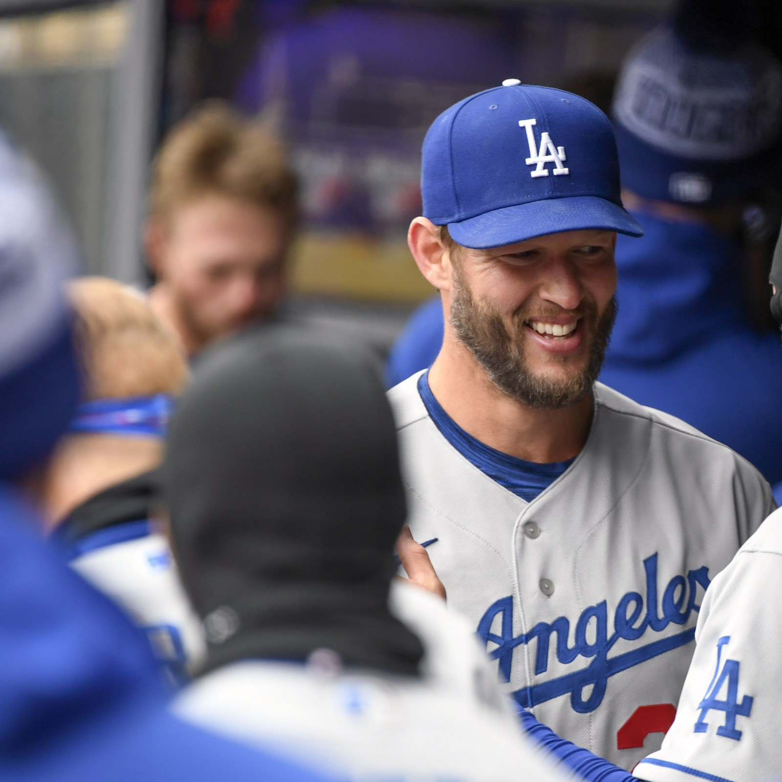 Dodgers pull Clayton Kershaw after seven perfect innings, give up hit in  eighth – KNBR