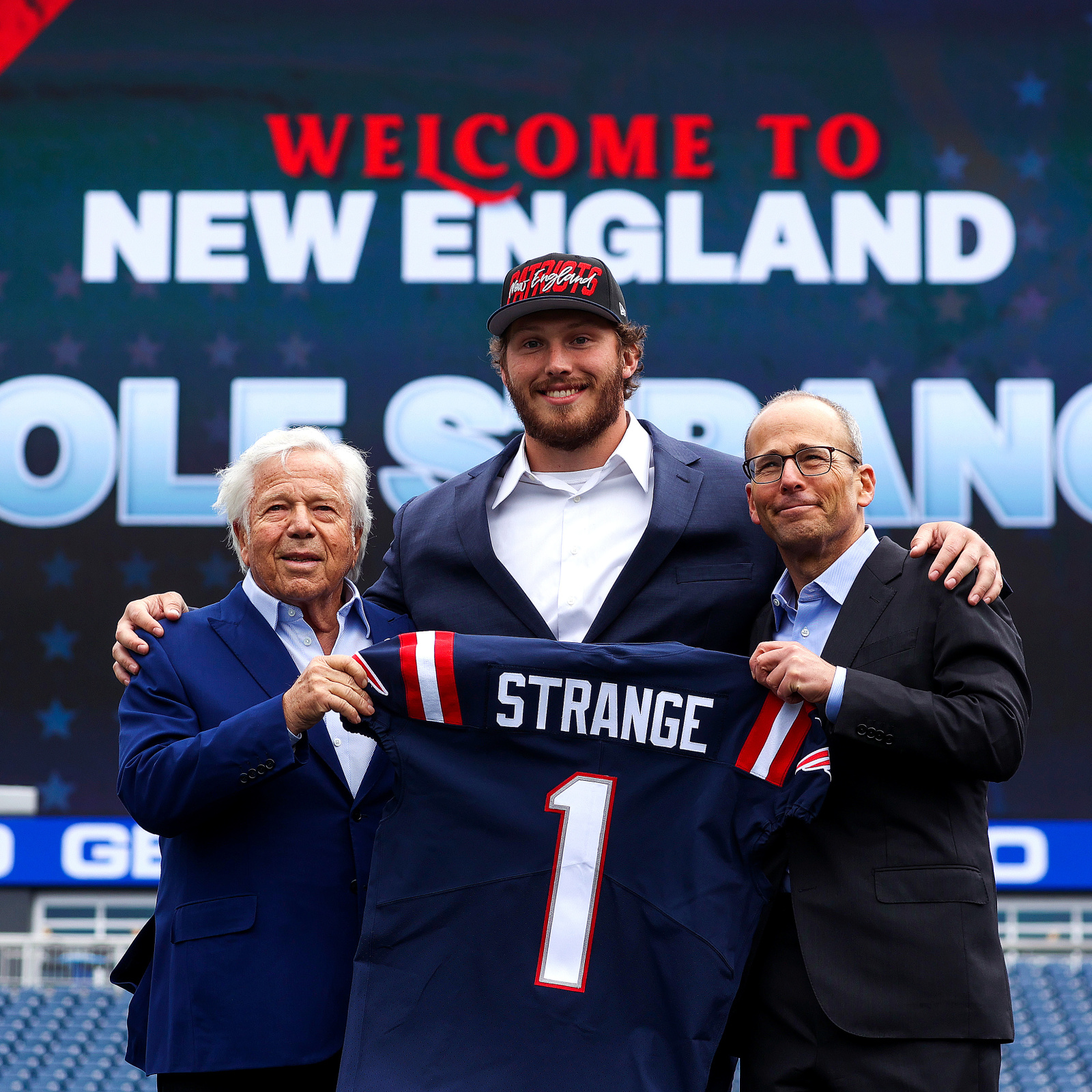 PHOTOS: Patriots 2022 first-round pick Cole Strange