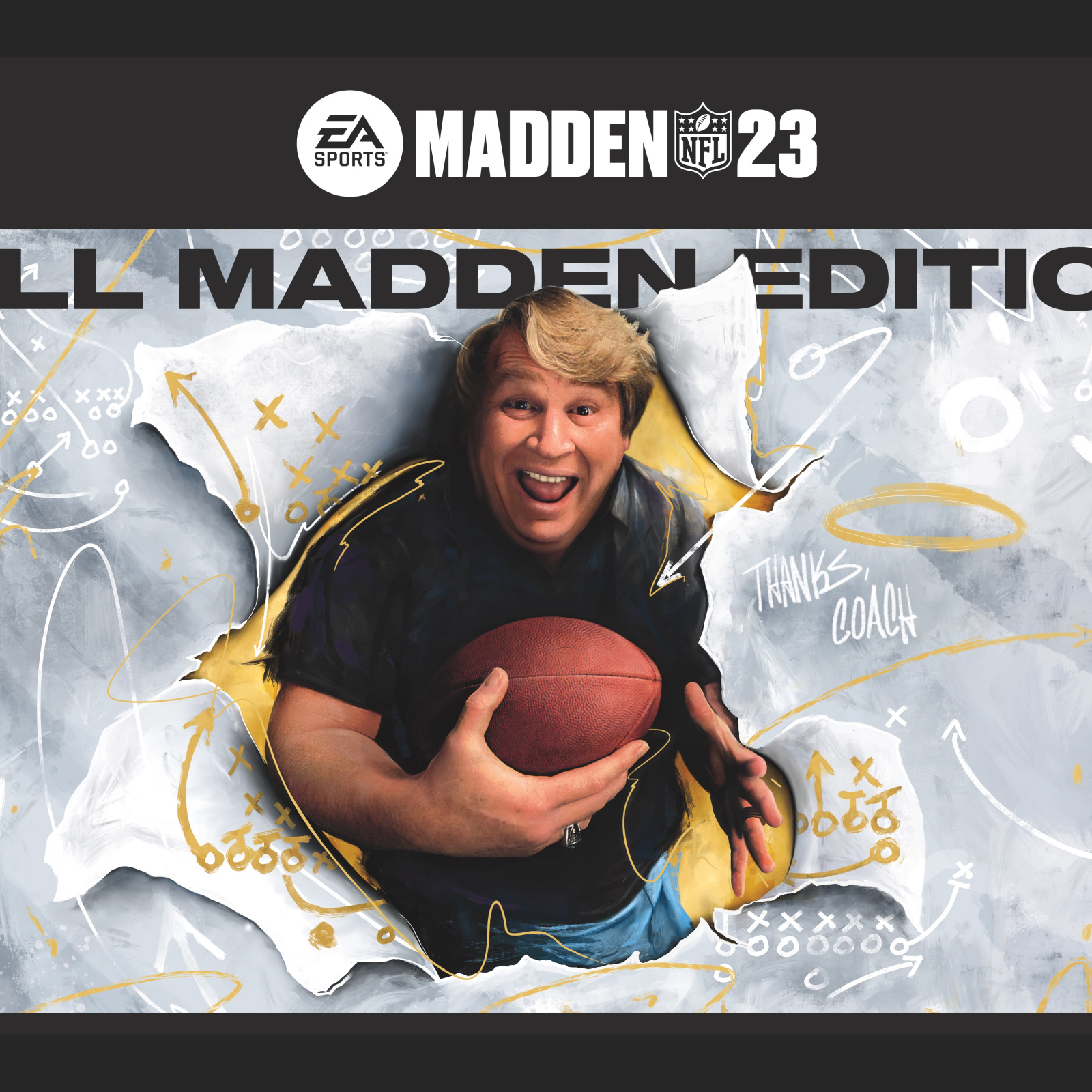 Hall of Famer John Madden returns to the cover for Madden 23