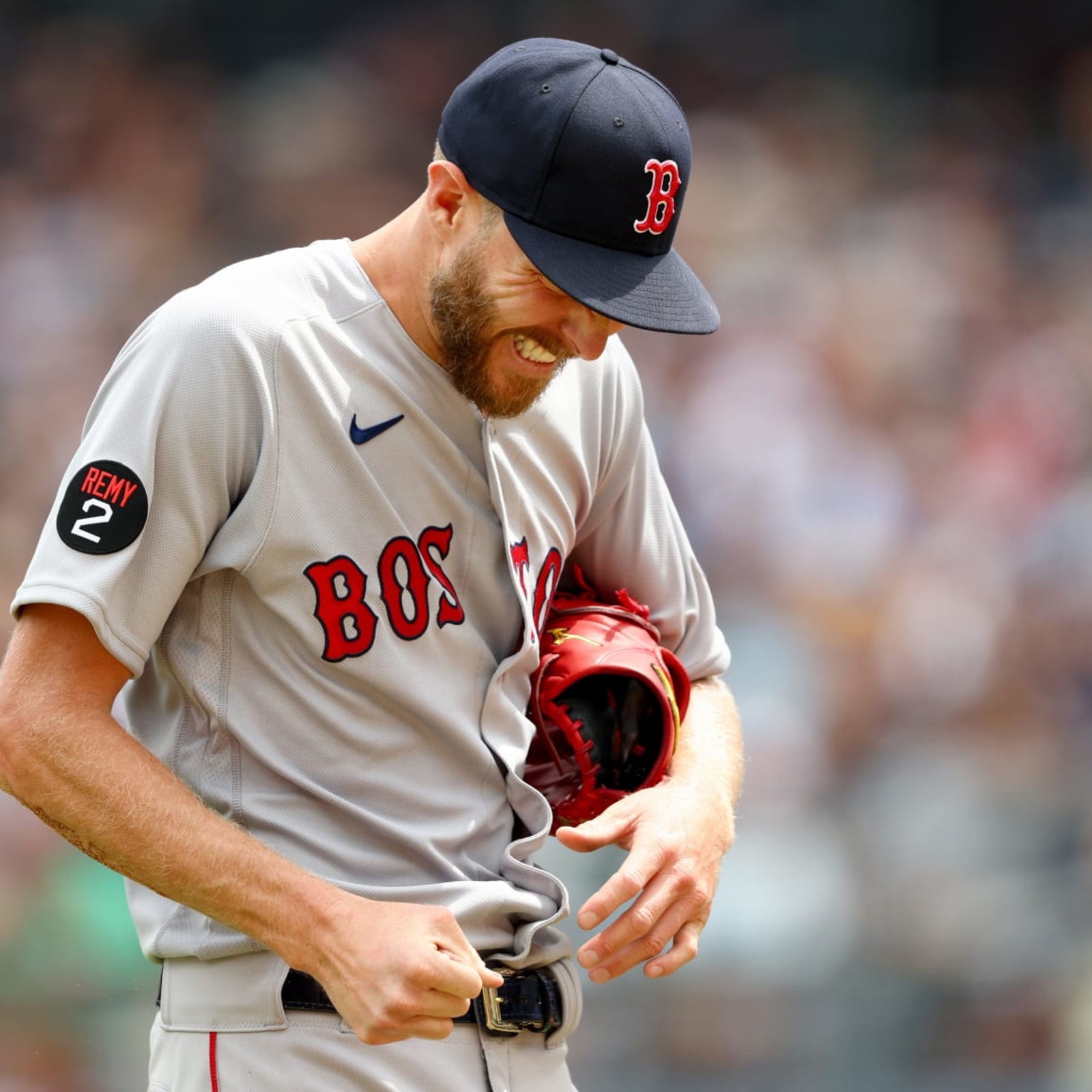 Red Sox's Chris Sale Broke Wrist While Riding Bike, Out for Season