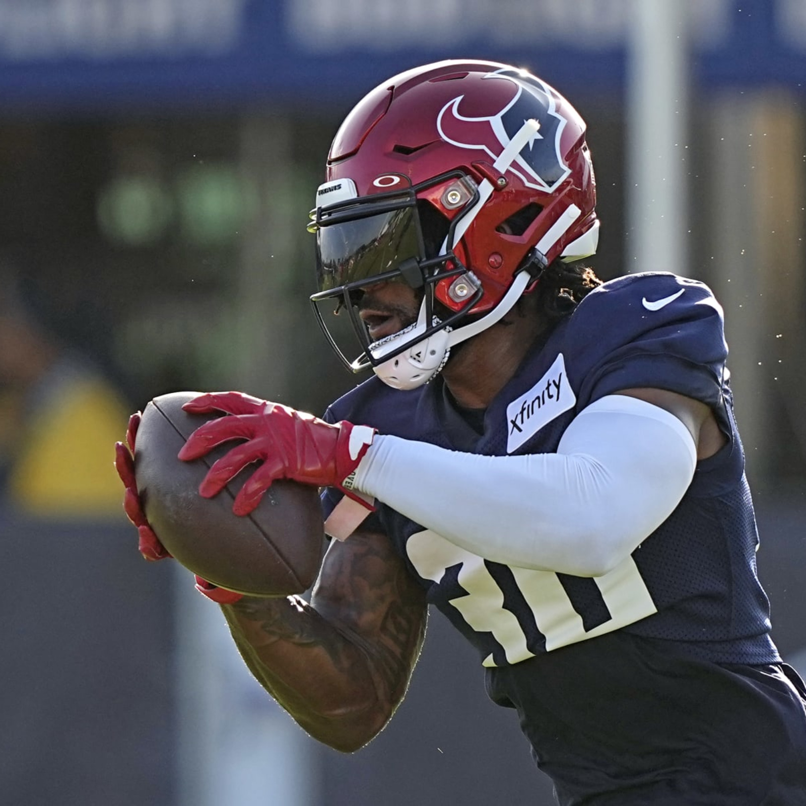 Texans practice squad running back Darius Anderson, 24, is charged with  burglary